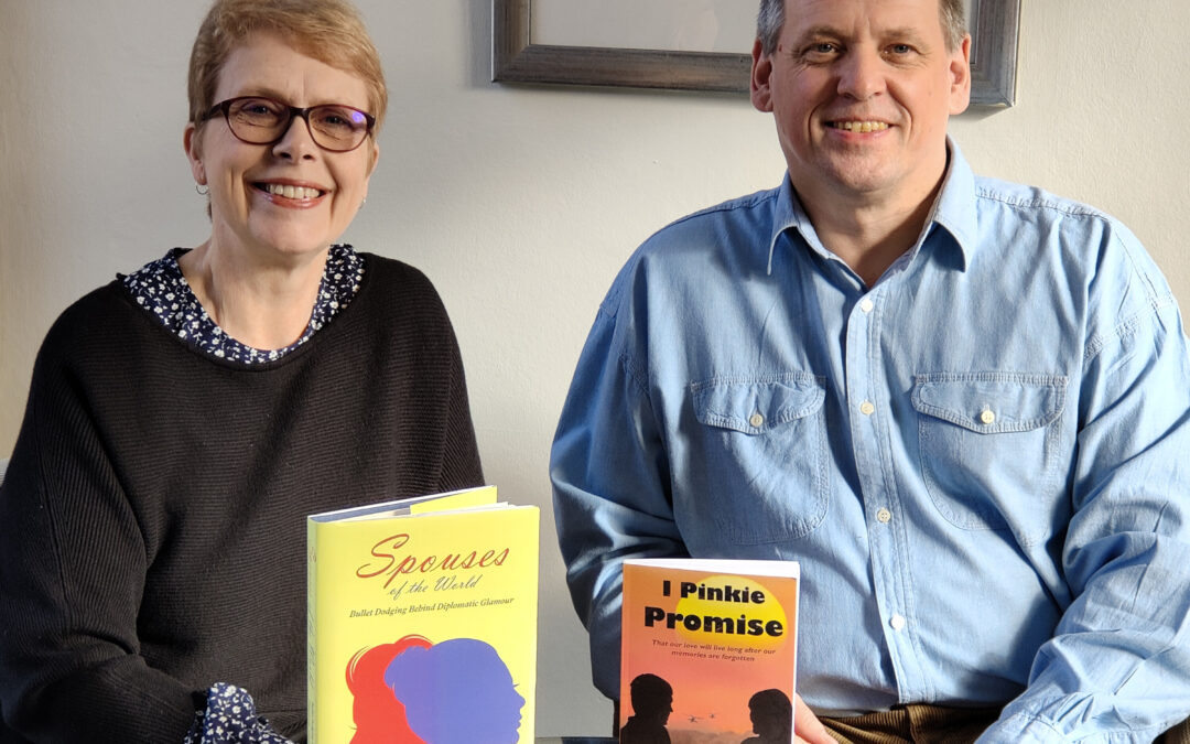 Photograph of Penny Legg and Ian Bayley